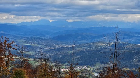 058_Výhľad z rozhľadne Tetřev - Malá Fatra